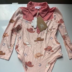 Angel Dear Baby 18-24 month NWT cowgirl long sleeved bodysuit